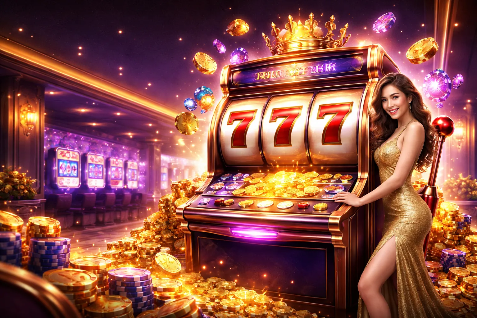 Giao diện AW8 App Android với các trò chơi slot rực rỡ và biểu tượng jackpot